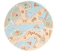 Tapis Rond Enfant Imprimé "Bambini IV" 160cm Multicolore Multicolore G