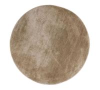 House Nordic Tapis rond Miami Sable 160 cm Intérieur Synthétique