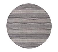 Tapis Rond Imprimé "Sishu" 200cm Gris