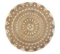 Tapis rond jute vegetale ""Shine"" diamètre 115 cm Atmosphera