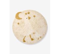 Tapis rond oie 110 cm beige TU