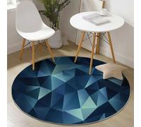 Tapis rond pour chambre de fille, 210 cm, lavable pour chambre d'enfant, chambre de bébé, tapis antidérapant à motif zèbre simple pour dortoir, salle de jeux, tente - Noir et blanc