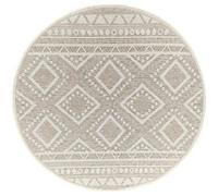 Tapis Rond - The Carpet - Ottawa - Beige - Intérieur/Extérieur - 160x160 cm