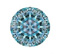 Tapis ronde Crystal Ice Ø250cm