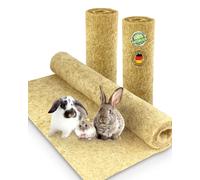 Tapis rongeur 100 % chanvre, 100 x 40 cm, épaisseur 5mm, lot de 3 (4,63 euros / pièce), tapis chanvre pour tous types de petits animaux, tapis chanvre
