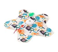 Tapis rotatif pour chat - Jouet activé automatiquement par contact en ABS, jeu interactif pour chat en forme d'étoile à 3 modes, divertissement électrique pour animaux de compagnie | Tapis d'activité