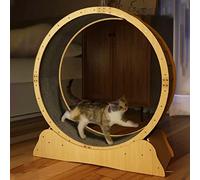Tapis Roulant d'intérieur Silencieux pour Chat, Grande Roue, Meubles Robustes avec mécanisme de Verrouillage, Escalade pour Animaux de Compagnie (90CM(35 3/8)