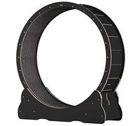 Tapis Roulant, Exercice de Roue rotative pour Chat pour Une durée de Vie Plus Longue, Jouets pour Chat, avec Frein (Black 95x36x20cm)