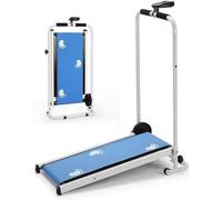 Tapis Roulants pour La Maison, Mini Tapis Roulant Mécanique Pliable Équipement De Fitness Sportif Antidérapant Adapté Aux équipements D’Exercice De Perte De Poids, Blue