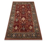Tapis - RUGSX - KESHAN - Oriental classique - 80x145 cm - Beige/Bordeaux/Bleu foncé