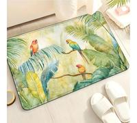 Tapis Salle De Bain 40X60Cm Oiseau Jaune Doux en Microfibre,Absorbant Tapis Antidérapant,Lavable en Machine,pour Salle De Bain Et Salon