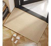 Tapis Salle de Bain 90cm Lavable Machine Non-Glissant(brown 60x90cm) | Chenille ultra-douce, absorption rapide, PVC antidérapant, 60cm compact, pour idéal petits espaces