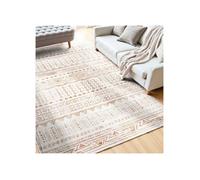 Tapis Salon 1 5 x 2 4 m grand tapis décoratif Lavable Antidérapant Poils Courts et Denses Résistant aux Griffures Animaux
