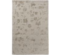 tapis salon 170x240 fait main en bambou beige rectangle motif floral RYE