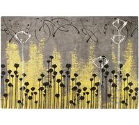 Tapis salon 200x280 JOLN Gris , tapis en coton