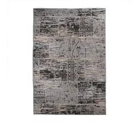 Tapis salon aux motifs vintages orientaux gris 140x200