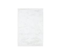 Homestyle4u Tapis doux, 120 x 180 cm, blanc, à poils courts, moelleux, lavable, pour chambre à coucher et salon 3020