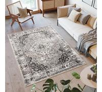 Tapis Salon Chambre à coucher Design classique gris clair vintage chiné effet usé 300 x 400 cm