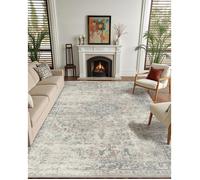 Tapis Salon - Color & Geometry -150x243cm Lavable en Machine Tapis de Salon Antidérapant Tapis de Chambre Boho Chic