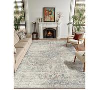Tapis Salon - Color & Geometry -243x305cm Lavable en Machine Tapis de Salon Antidérapant Tapis de Chambre Boho Chic