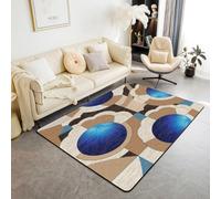 Tapis Salon Géométrie Colorée Abstraite 100 X 200 Cm 3D Imprimé Poils Courts Doux Antidérapant Tapis Facile D'Entretien Salon Chambre Canapé Cuisine Balcon Tapis De Yoga Décor À La Mais -5220254402736