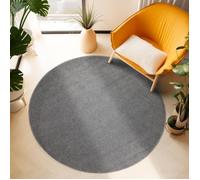 Tapis Salon Moderne - Azalée - Argent - 120 cm Rond Ø - 100% Polypropylène - SIMPEX