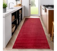 Tapis Salon Moderne - Azalée - Rouge - 80 x 250 cm - 100% Polypropylène - SIMPEX