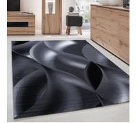 Tapis Salon Moderne - Louis - Noir - 120 x 170 cm - 100% Polypropylène - CARPETTEX