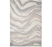 Tapis Salon Moderne Tissé Plat Gris Multicolore 120x170