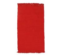 Tapis Salon Ou Chambre Uni 100% Coton 50 X 80 Cm Rouge - The Deco Factory - Simply Coton