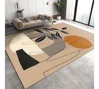 Tapis Salon Rayures De Texture Géométrique Abstraite 3D Imprimé Poils Courts Doux Antidérapant Tapis Facile D'Entretien Salon Chambre Canapé Cuisine Balcon Tapis De Yoga Décor À La Mais -9949324855525