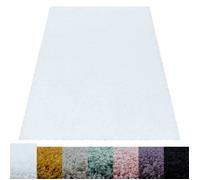 Tapis Salon Shaggy - Belle - Blanc - 300 x 400 cm - 100% Polypropylène - SIMPEX