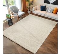 Tapis Salon Shaggy - Mylan - Crème - 160 x 230 cm - 100% Polypropylène - CARPETTEX
