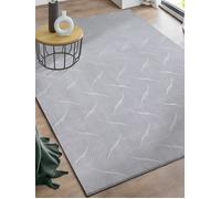 Tapis Salon - THE CARPET - Rio - Design Élégant - Antidérapant - Gris 140x200 cm