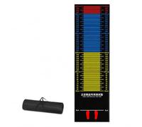 Tapis Saut Longueur Caoutchouc, Collège 300x50cm Noir Épais+Sac