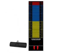Tapis Saut Longueur Caoutchouc, Collège 300x50cm Noir Standard+Sac