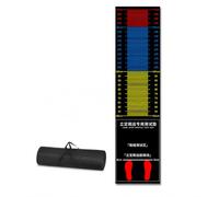 Tapis Saut Longueur Caoutchouc, Enfant 200x50cm Noir Standard+Sac