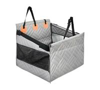 Tapis sécurisé pour animal de compagnie avec clip anti-fuite, sangle repose-cou en silicone, peut contenir deux tailles pour la sécurité du chien pendant le voyage pour grand chien