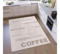 Tapis Séjour Chambre Aspect sisal Marron Beige Moderne Design Cuisine Couloir Intérieur 160 x 230 cm