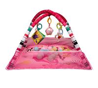 Tapis Sensoriel Bébé 3-en-1 dès 3 Mois，Jouets D'activité et de DéveloppementJouets D'activité et de Développement，Baby Gyms Tapis de jeu Centre d'activités musicales (rose)