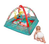 Tapis Sensoriel Bébé 3-en-1 dès 3 Mois，Jouets D'activité et de DéveloppementJouets D'activité et de Développement，Baby Gyms Tapis de jeu Centre d'activités musicales (bleu)