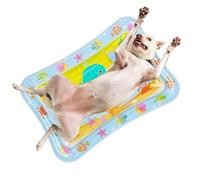 Tapis sensoriel d'eau jeu d'eau - tapis de jeu d'eau interactif, tapis de jeu d'eau épaissi | Tapis de lit pour chien, tapis de jeu d'eau avec capteur, conception confortable et anti-fuite, tapis