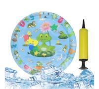 Tapis sensoriel d'eau pour chat | Tapis de jeu pour chat rempli d'eau, tapis de refroidissement gonflable avec pompe épaisse et étanche pour chiens, animaux domestiques