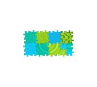 Tapis sensoriel muffik ensemble océan - 11 pièces, green - blue
