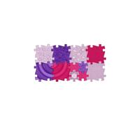 Tapis sensoriel muffik ensemble think pink - 11 pièces, pink - lilac