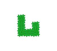 Tapis sensoriel muffik parcours serpent - 6 pièces, vert