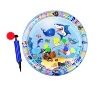 Tapis Sensoriel Pour Chat - Coussin Rafraîchissant En PVC, Jouet Interactif Pour Chaton | Tapis De Jeu Rempli D'eau Résistant Aux Rayures, Pliable, Stimulateur De Poisson Océanique, Confort Pour Petit