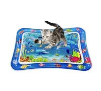Tapis sensoriel rafraîchissant pour chat - Tapis de jeu à eau durable | Tapis d'activité épais anti-rayures pour une utilisation par temps chaud, jouet interactif confortable pour la relaxation