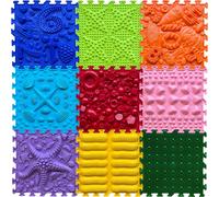 Tapis sensoriel Tapis de sol pour bébé Tapis de massage pour tout-petit Jouets Montessori Tapis sensoriel pédagogique