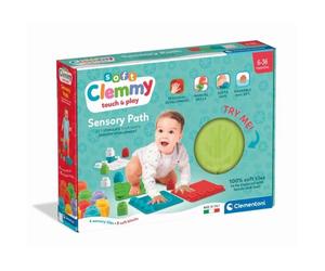 Tapis sensoriels - Clementoni - Clemmy - Rouge - Multicolore - Bébé - Mixte - 6 mois - Caoutchouc souple